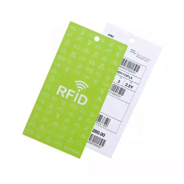 Etiqueta para ropa NFC UHF para el seguimiento de uniformes (etiqueta para ropa de doble frecuencia)